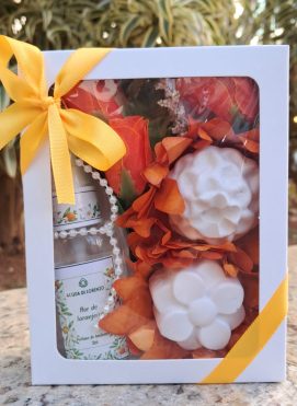 Kit gesso perfumado Flor de Laranjeira