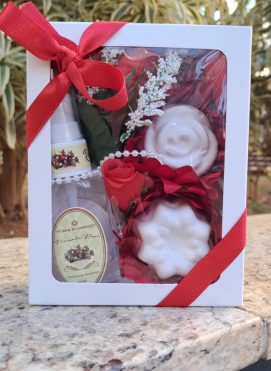 Kit gesso perfumado Pimenta Rosa
