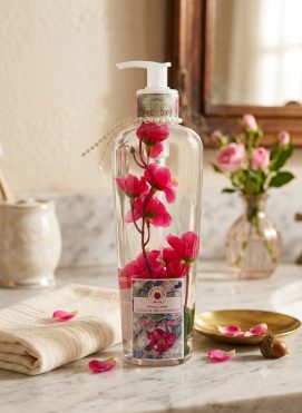 Sabonete Líquido 340ml Flowers Cereja e Avelã